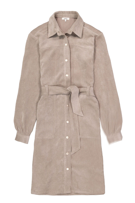 Garcia Taupe cord Button Dress