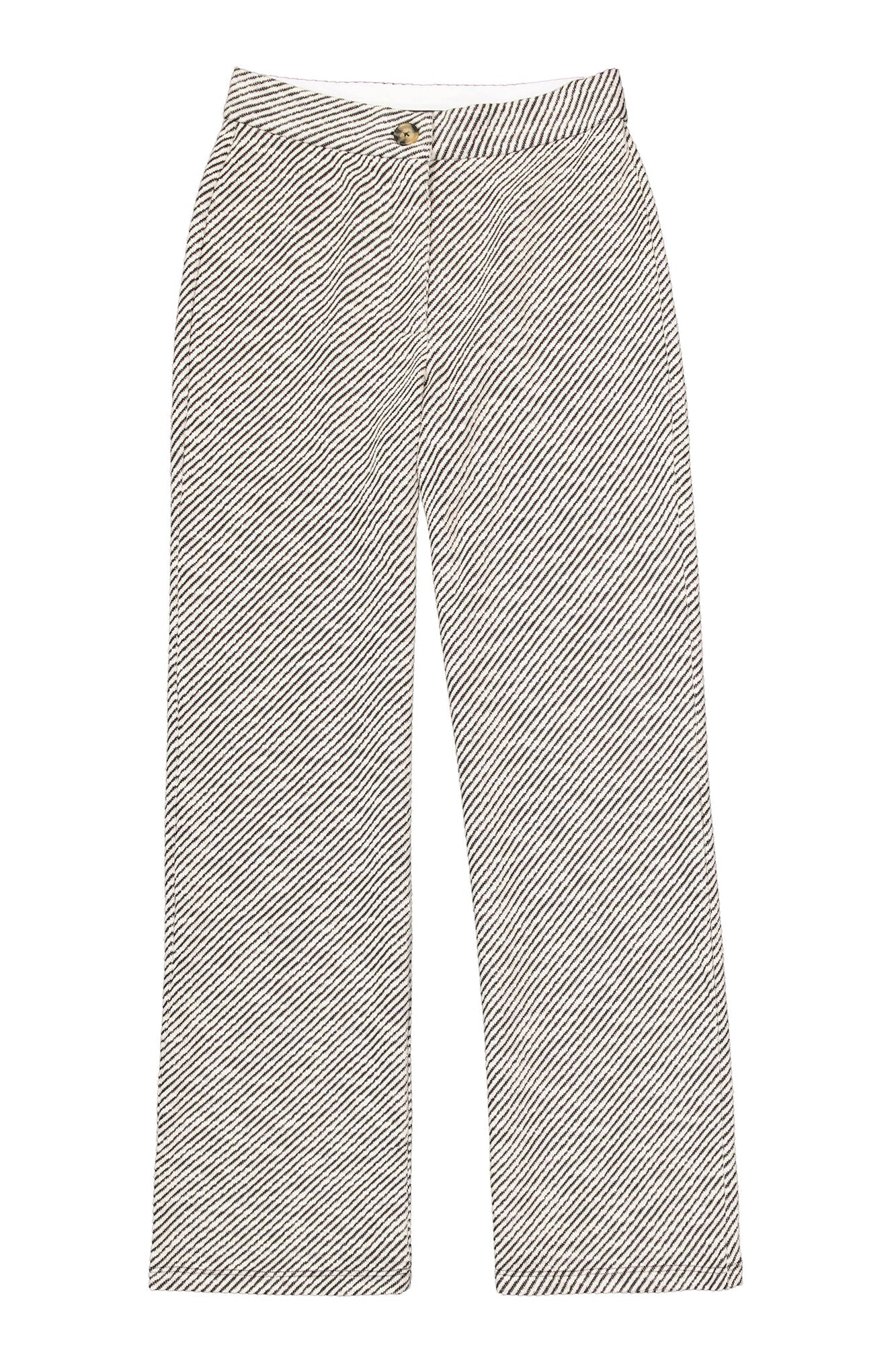 Garcia Striped Wide Leg Trouser