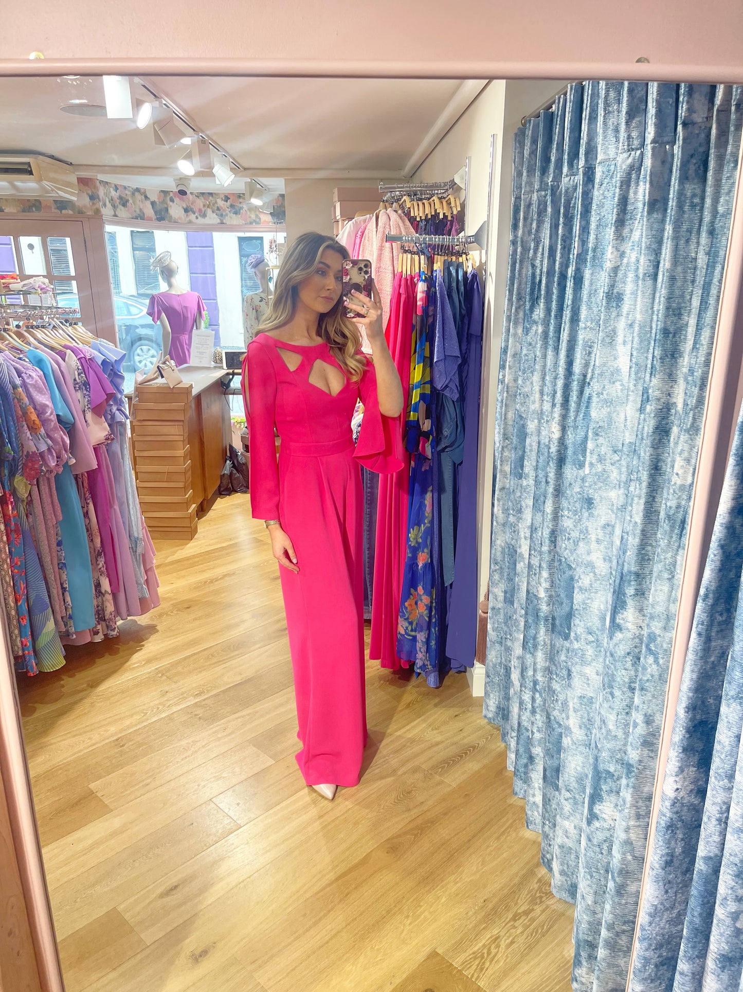 Jumpsuit with Batwing Sleeves