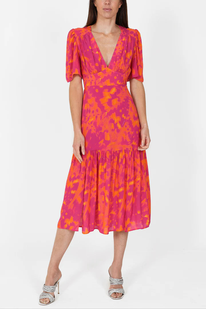 Sirens Imelda Pink Butterfly Dress
