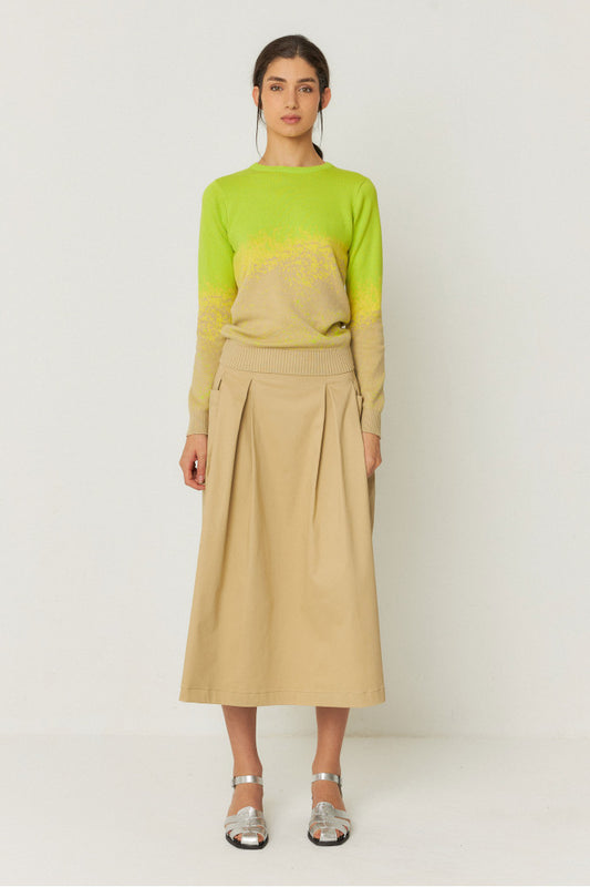 SKFK Iradi Acid Green Sweater