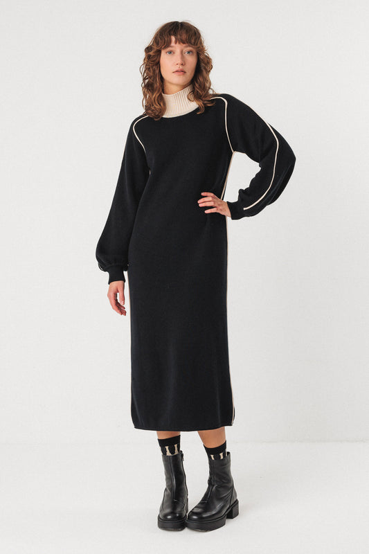 SKFK Larraitz Gots Black Dress