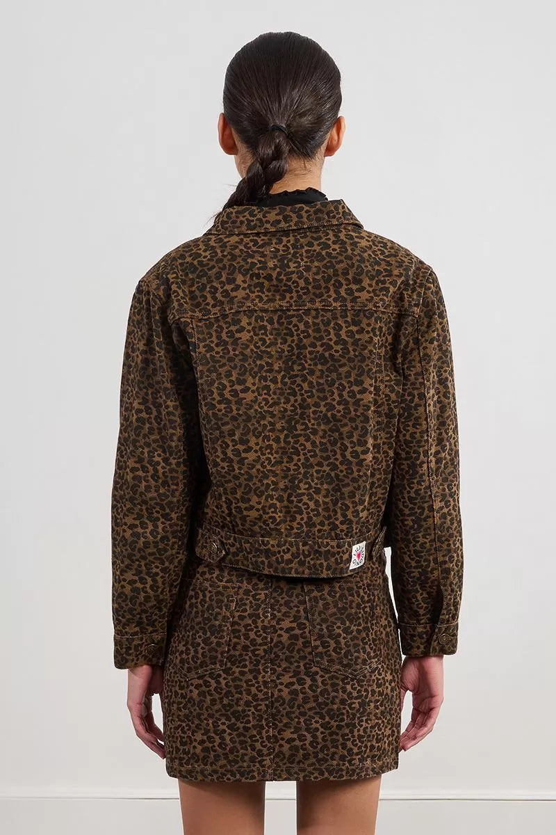Molly Bracken EL1134DH Leopard Print Jacket