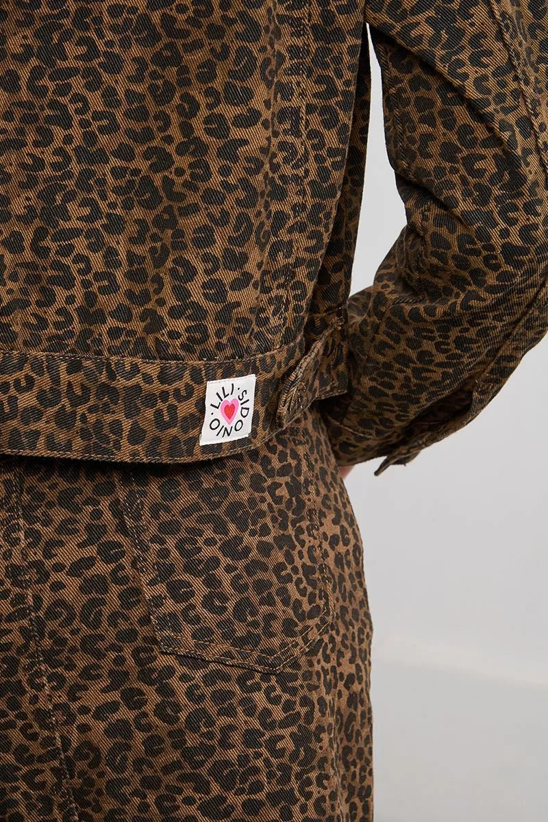 Molly Bracken EL1134DH Leopard Print Jacket