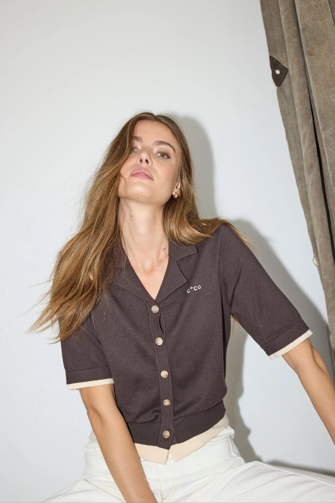 Co' Couture Dark Brown Cardigan