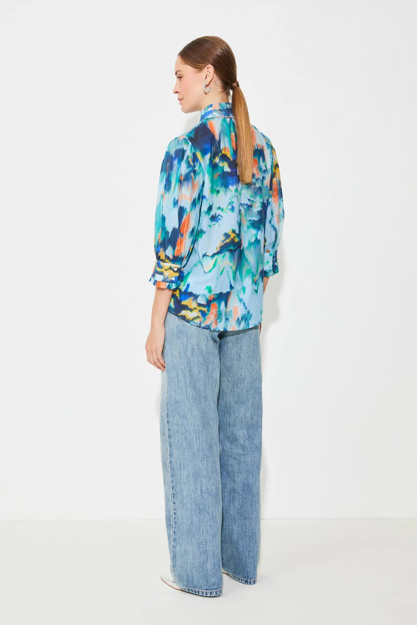 Suncoo Lassie Turquoise Blouse