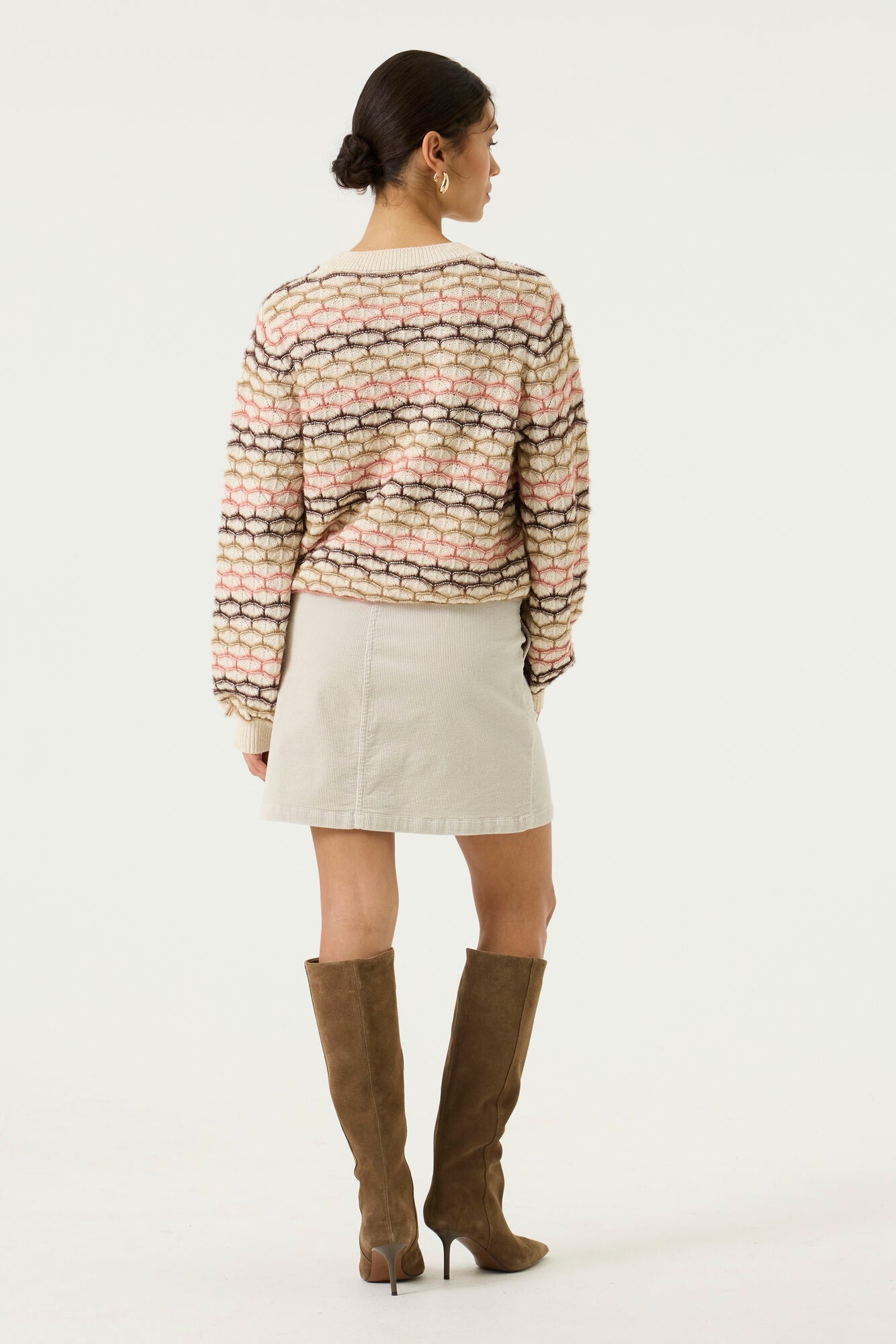 Garcia T260248 Cream Pattern Jumper