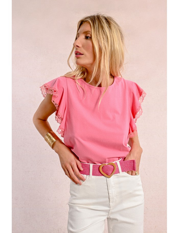 Molly Bracken R1725DE Pink Heart Belt