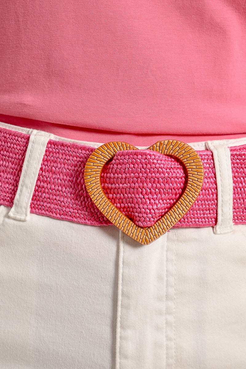 Molly Bracken R1725DE Pink Heart Belt