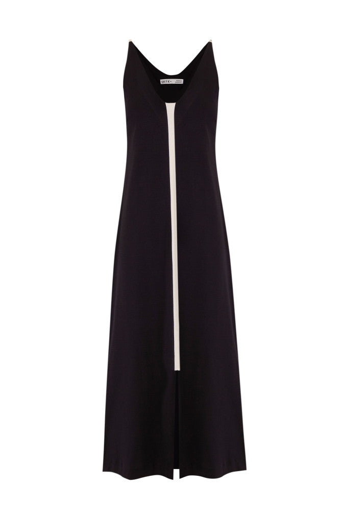 SKFK Zaine Black & White Stripe Dress