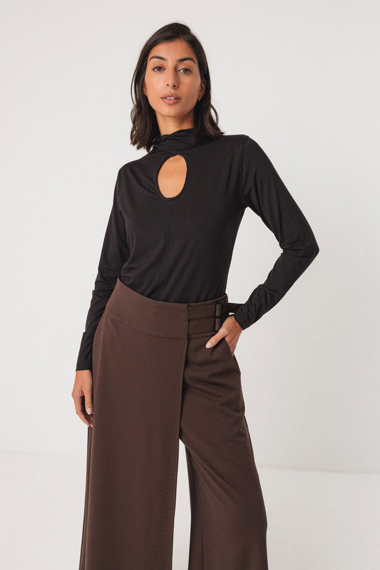 SKFK Zur Long Sleeve Black Top