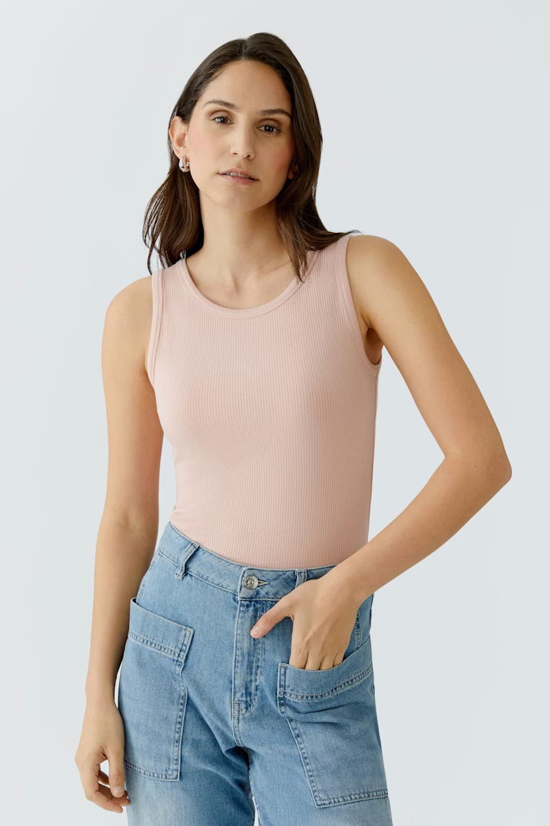 Oui T Shirt Round Neck Dusty Rose 88608
