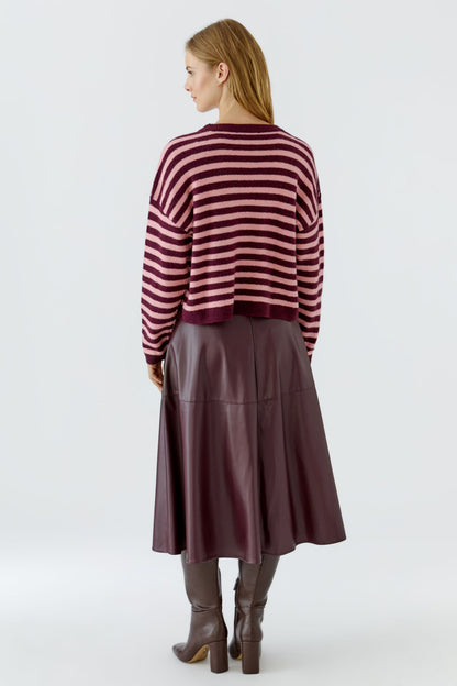 Oui 0092275 Dark Red Red Jumper