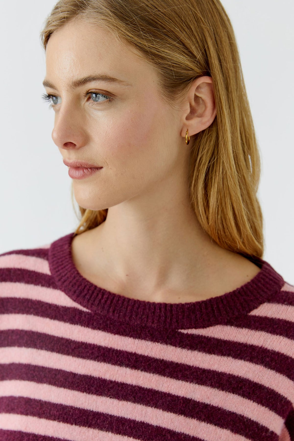 Oui 0092275 Dark Red Red Jumper