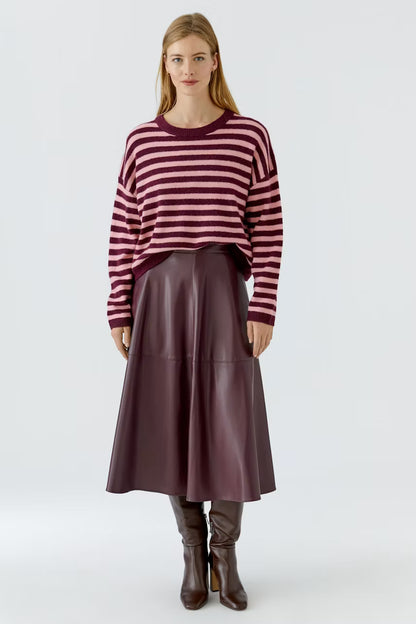 Oui 0092275 Dark Red Red Jumper