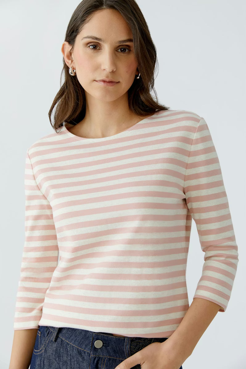 Oui Long Sleeve Stripe Top 96259
