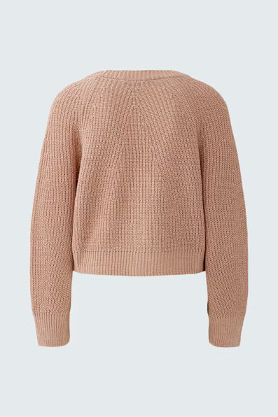 Oui Dusty Rose Cardigan 96500