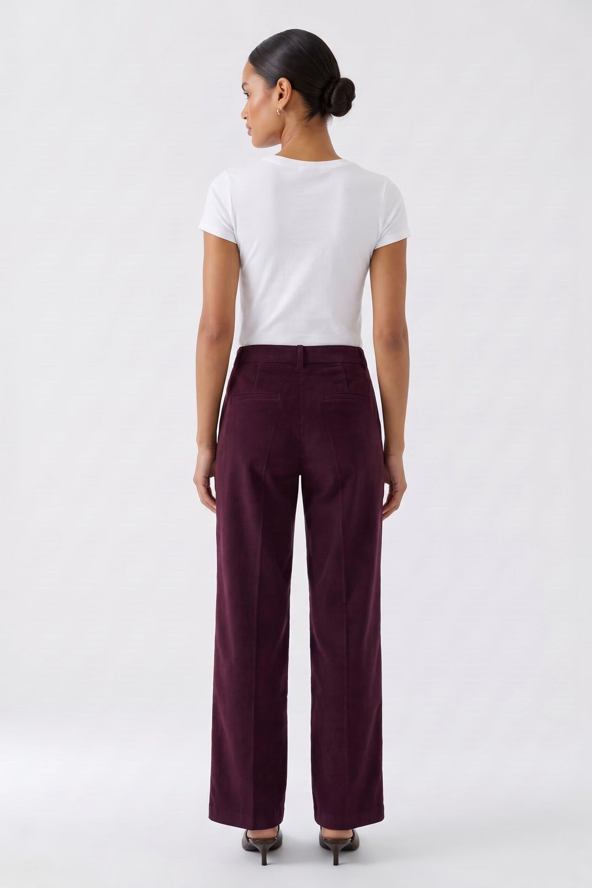 Oui 96566 Bramble Berry Lacy Trousers