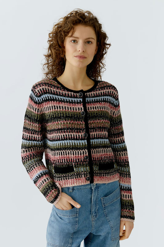 Oui Cardigan Multicoloured 96618