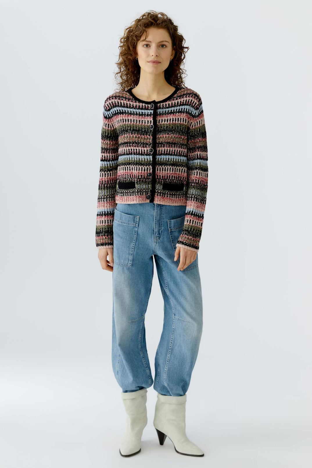 Oui Cardigan Multicoloured 96618