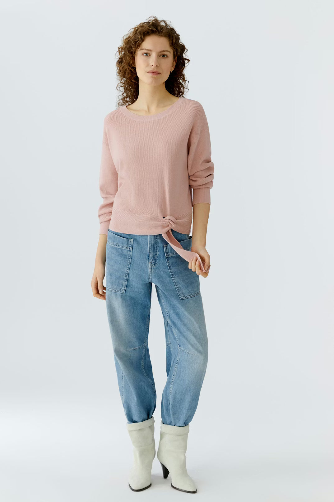 Oui Dusty Rose Jumper 96773