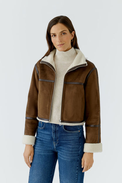Oui 0099958 Brown Jacket