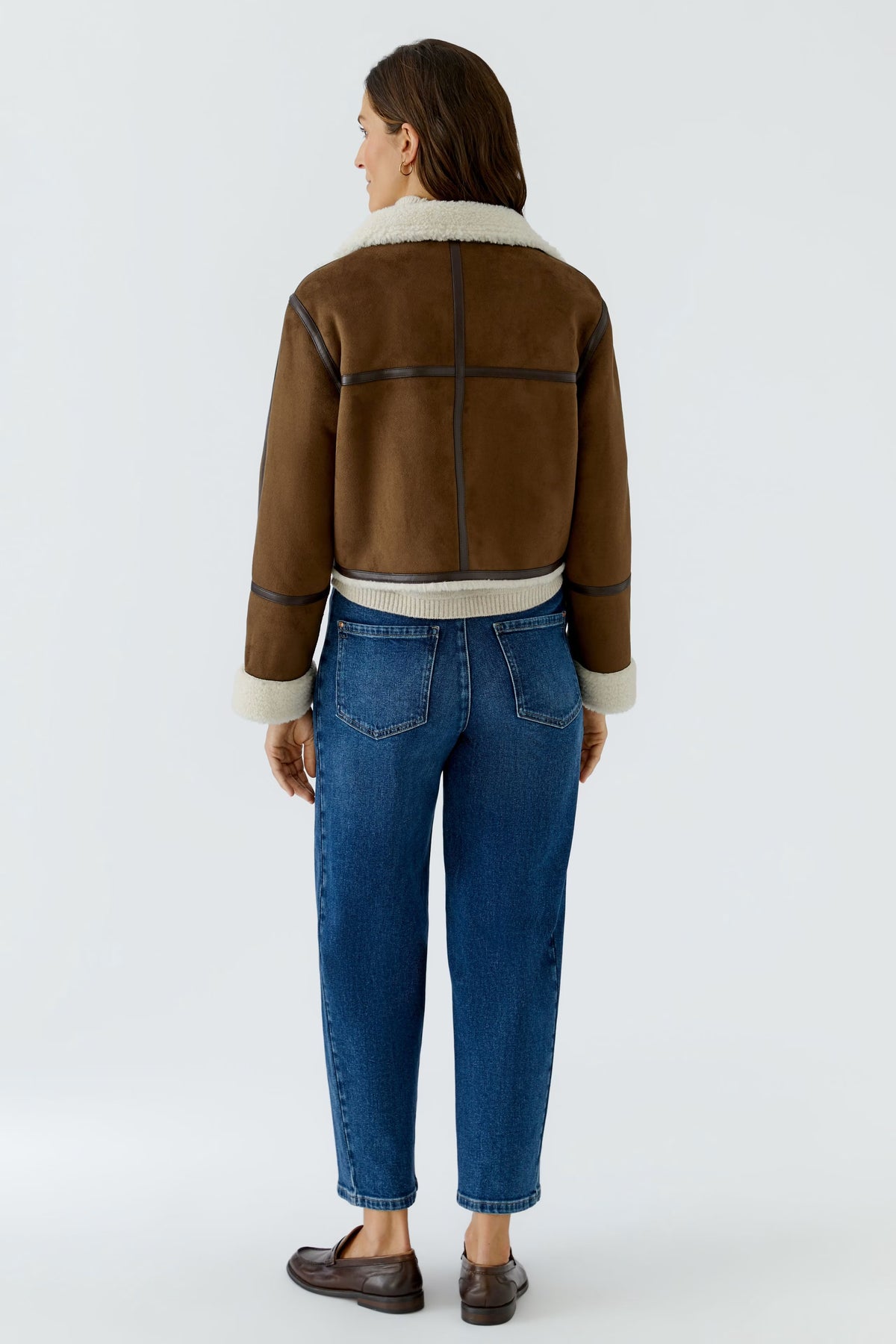 Oui 0099958 Brown Jacket