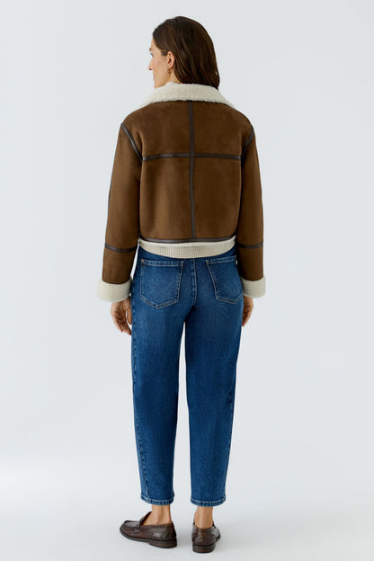 Oui 0099958 Brown Jacket