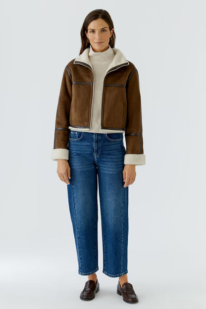 Oui 0099958 Brown Jacket