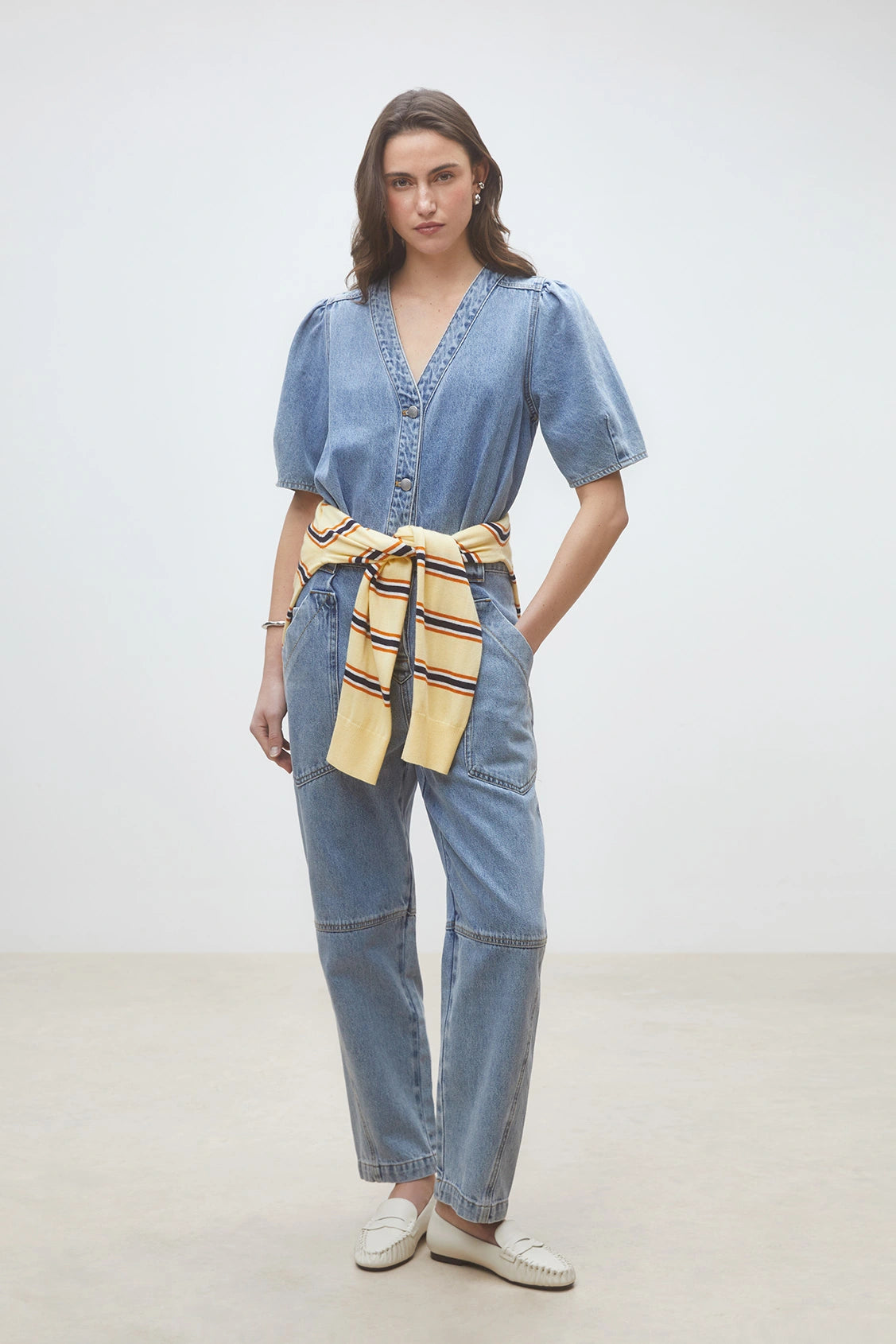 Suncoo S26C15333 Denim Jumpsuit