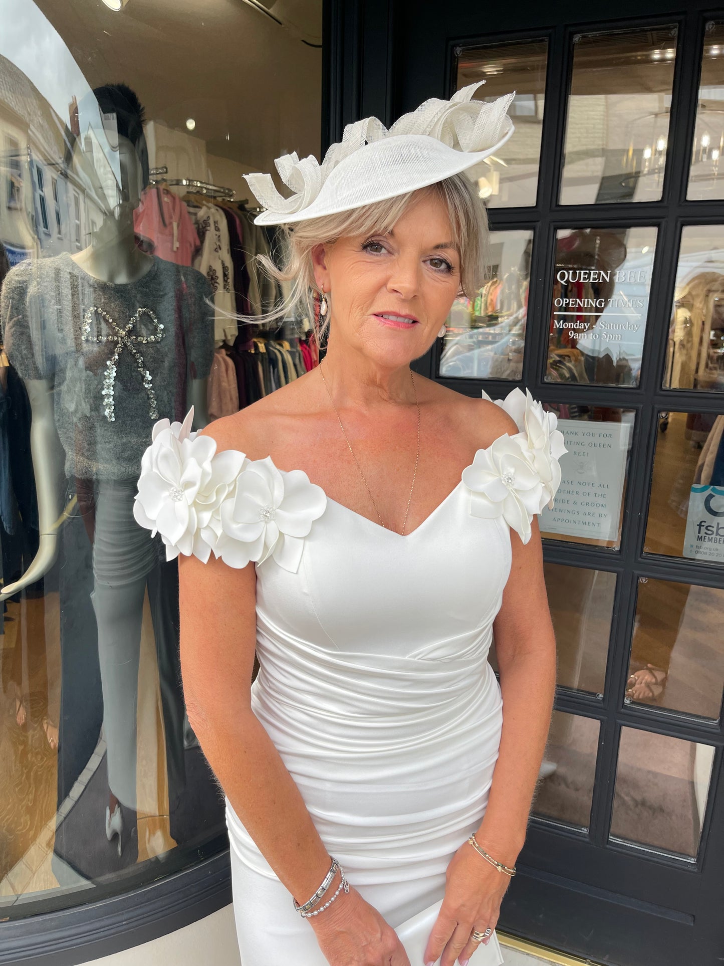 John Charles 66632A Ivory Dress