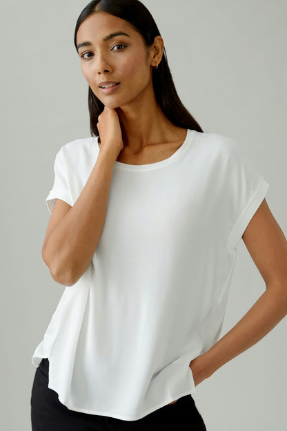 Oui T Shirt Cloud Dancer Short Sleeve