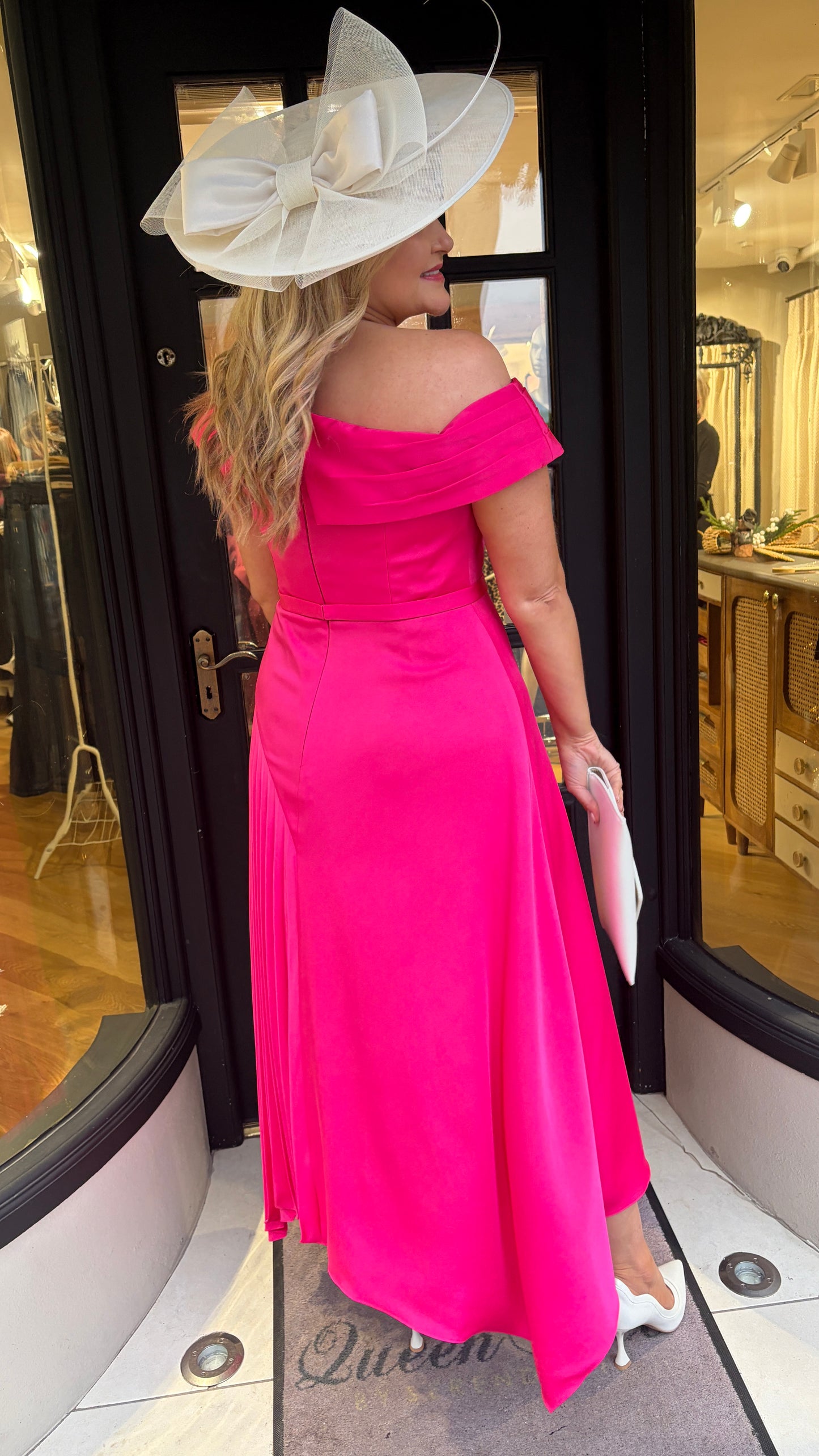 John Charles 29362A Persian Rose A Line Dress