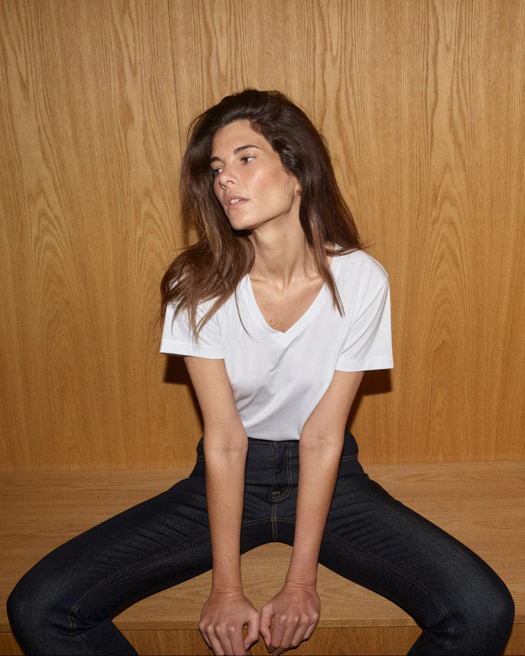 Mos Mosh Dala Basic White T - Shirt