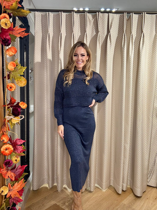 K - Design B494 Dress and Jumper Set