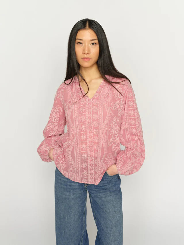 Mos Mosh Gata Allo Blouse Blush Pink
