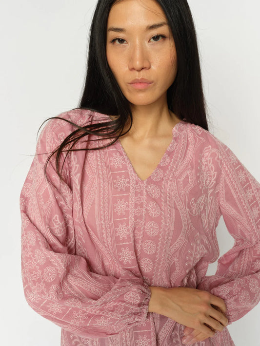 Mos Mosh Gata Allo Blouse Blush Pink