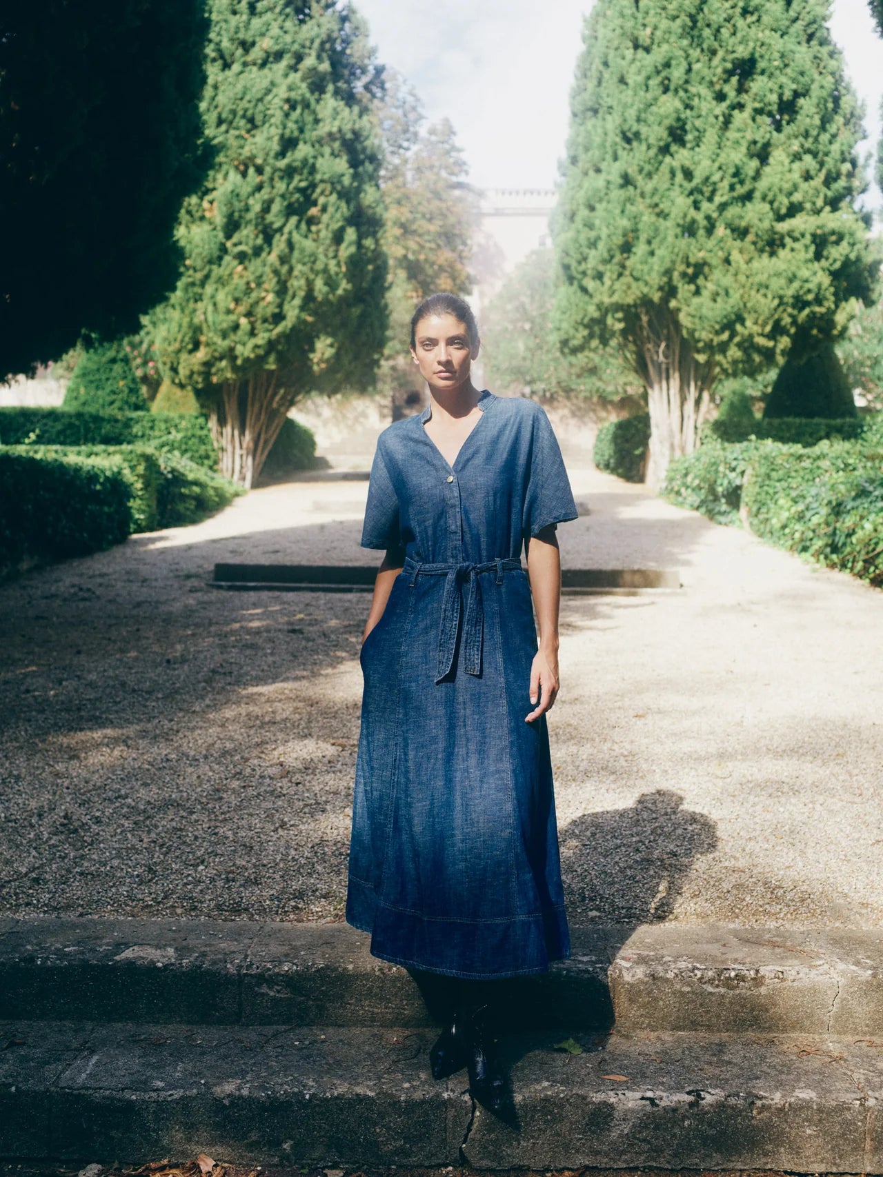 Mos Mosh Arge Dress Dark Blue