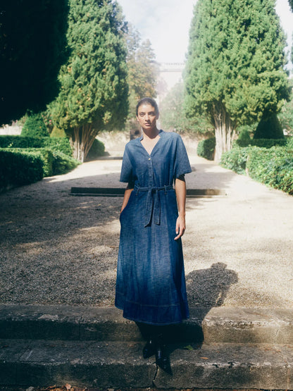 Mos Mosh Arge Dress Dark Blue