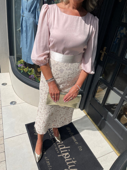 ROLEMODE Moline Beis Dress