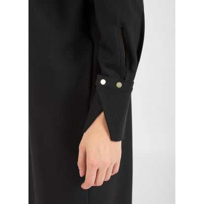 Coster Black Dress with Gold Buttons 233-5457