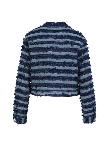 Coster Blue Stripe Denim Jacket