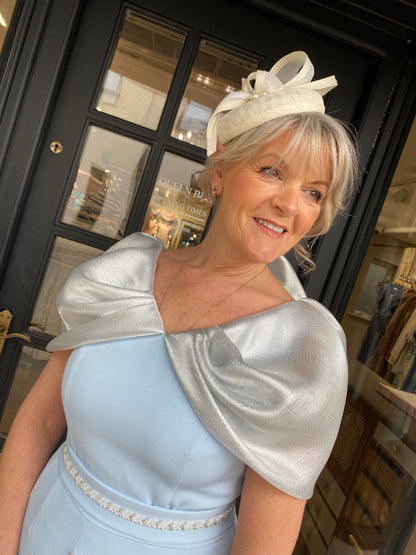 Anoola D438 Blue and Silver Dress