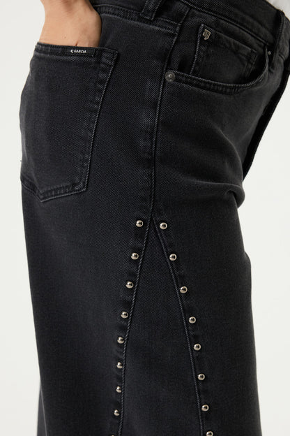 Garcia 282/30 Chyla Dark Barrell Leg Jeans