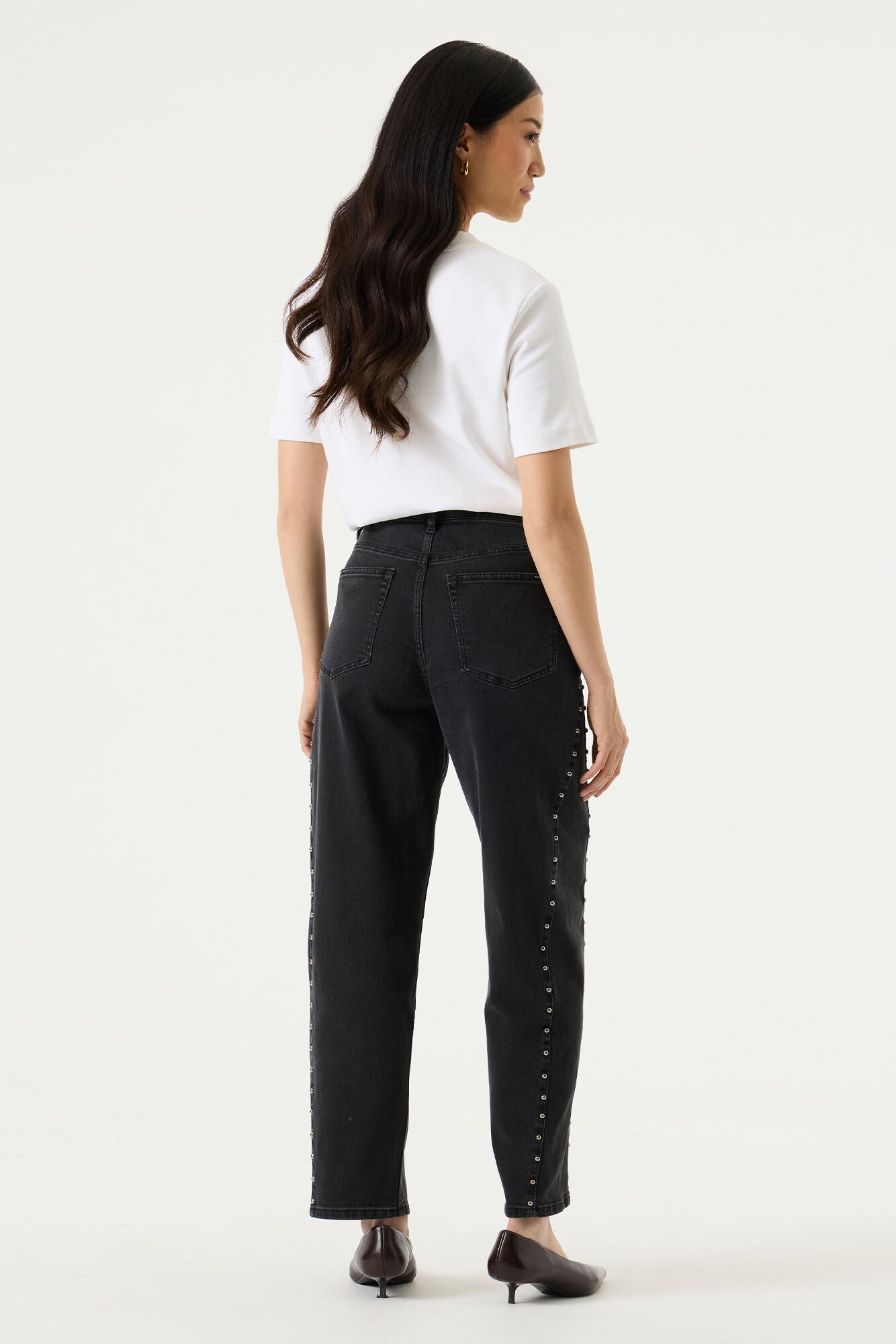 Garcia 282/30 Chyla Dark Barrell Leg Jeans