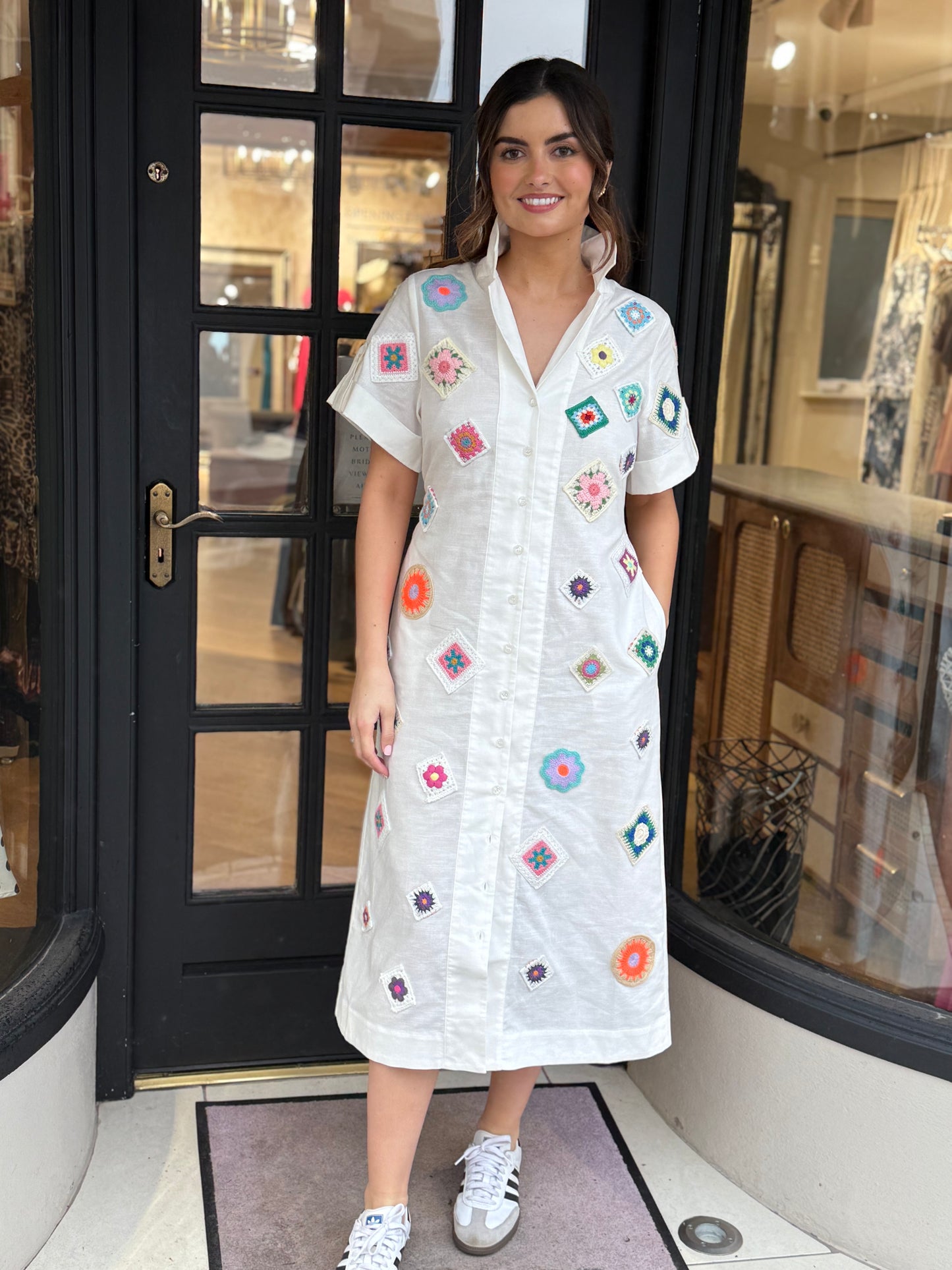 Jovonna London Mariska Patch Dress
