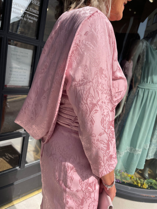 Rolemode Iroa Nude Dress Cowl Back