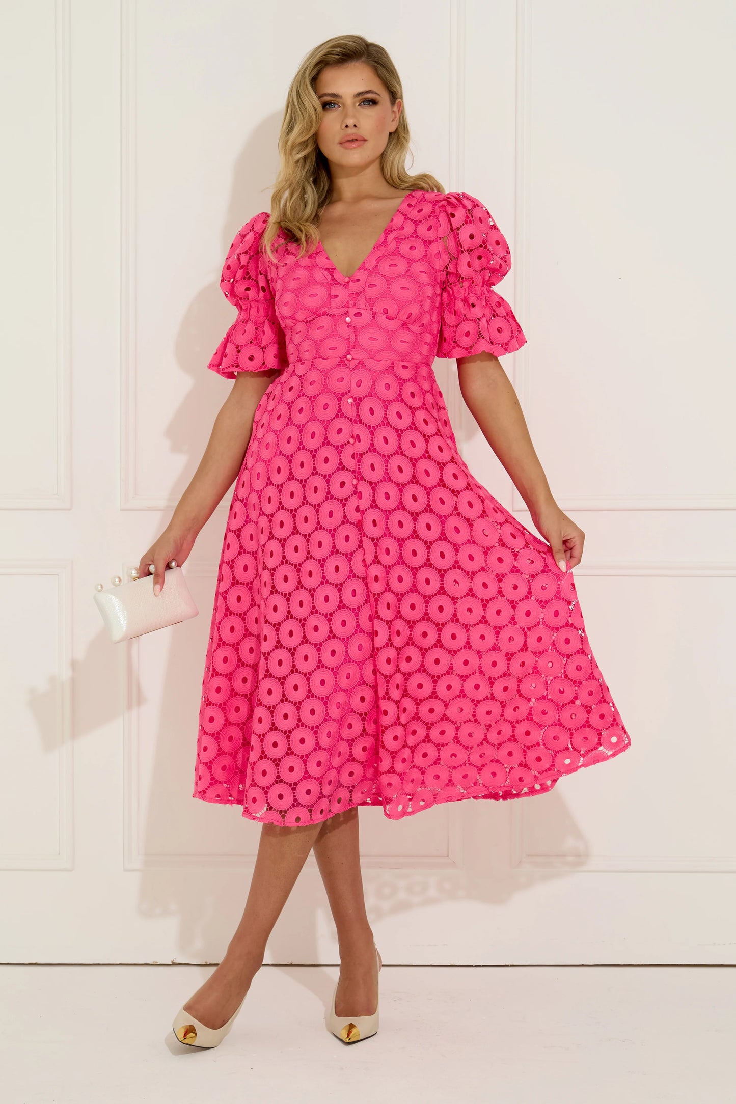 The 8th Sign 8SS615B Callie Bow Back Dress