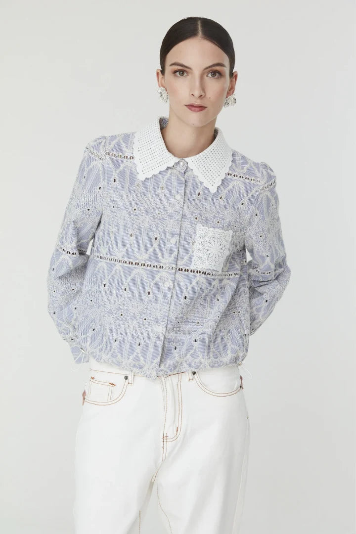 Jovonna Rena Blue Blouse
