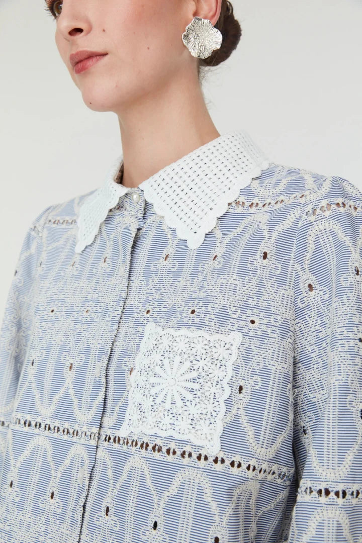 Jovonna Rena Blue Blouse